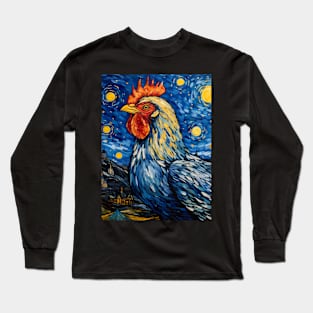 Van Gogh's Chicken Long Sleeve T-Shirt